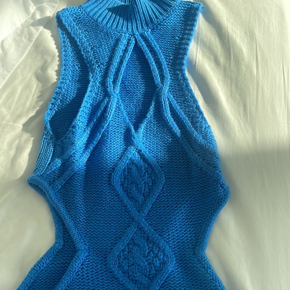 Revolve Knit Blue Dress💙💙 - Picture 4 of 5